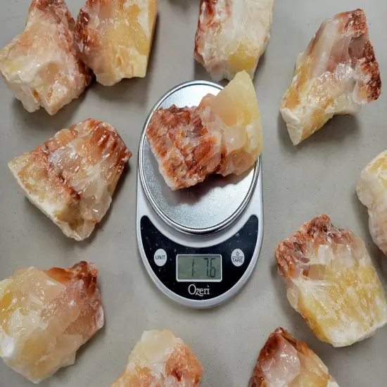 Jumbo Red Calcite Crystal Specimens from Mexico {5}