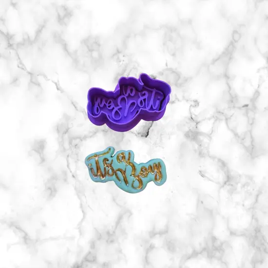 Baby cookie cutter & stamp / fondant cutters {4}