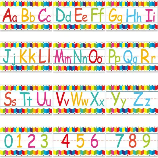 12 Sheets Alphabet Line for Classroom Wall {1}