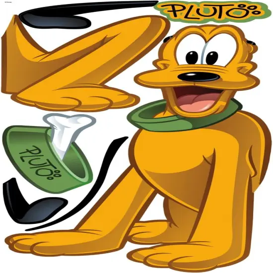 Disney Pluto Giant Peel and Stick Wall Decal {3}