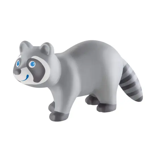 HABA Little Friends Raccoon - Chunky Plastic Forest Animal Toy Figure Multicolor {1}