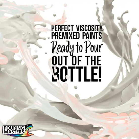 Pouring Masters Red Interference Pearl Special Effects Acrylic Pouring Paint - Premium 32-Ounce Pre-Mixed Fluid Acrylic Paint - Fluid Art Supplies for Canvas, Wood, Paper, Tile & Rocks {2}