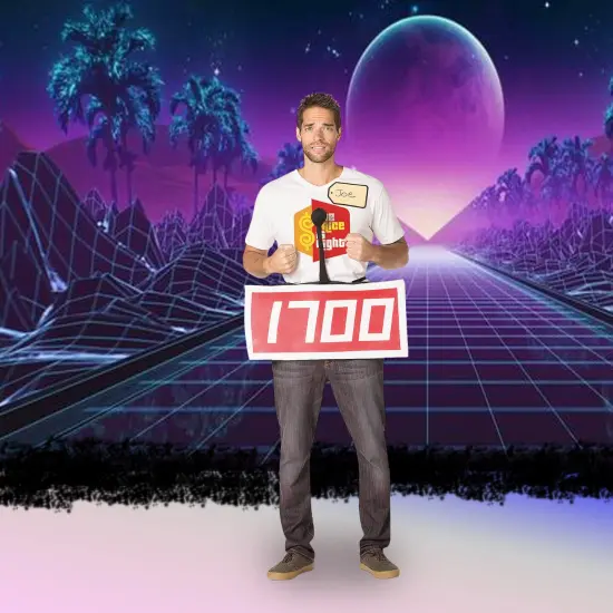 Price Is Right Row Red Costume Game Show Contestant Halloween Outfit {2}