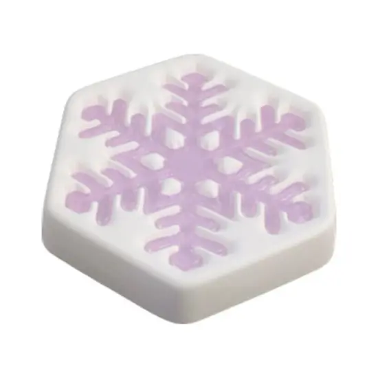 7" x 6" x 1" January Snowflake Glass Fusing Kiln Mold {1}