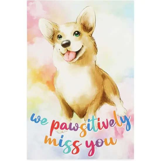 We Pawsitively Miss You Postcards, Attendance Postcard (4 x 6 In, 48 Pack) Multicolor {4}