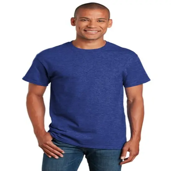 Gildan&reg; Ultra Cotton Crewneck Short Sleeve T-Shirt Heat Sapphire {4}