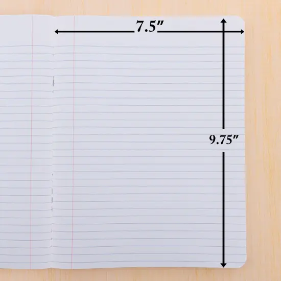 BAZIC Composition Book C/R Pastel Poly Cover 70 Ct. {3}