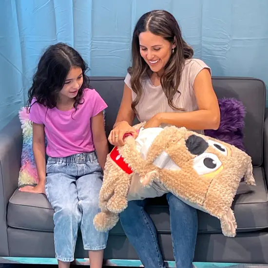 Shamzees: Dog - Brown - Plush Pillow Cover, Soft Huggable Animal Character, Kids Playful Pillow Eating Friend, Fits Standard Size, Machine Washable {3}