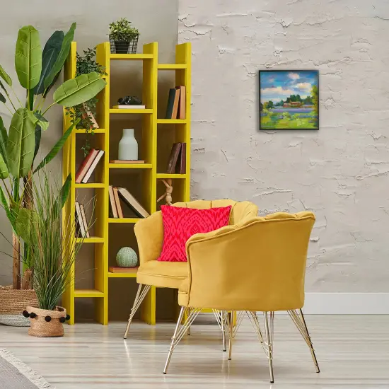 Stupell Industries Lavender Countryside Landscape Framed Giclee Wall Art Design by Alexi Fine {2}