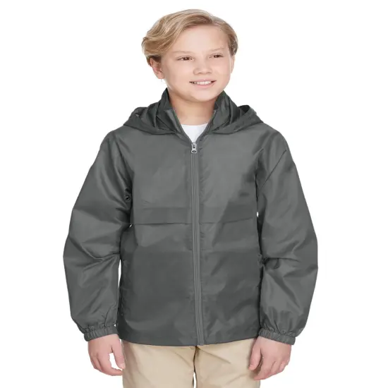 Team 365&reg; Youth Zone Protect Lightweight Jacket SPORT GRAPHITE {1}