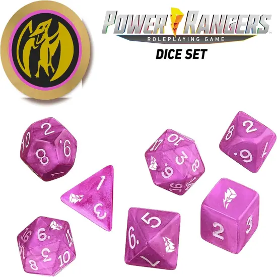 Power Rangers Roleplaying Game Dice- Pink {3}