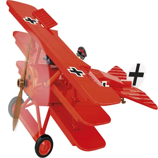 COBI Historical Collection: Great War FOKKER DR.1 "RED BARON" Plane Building Set, 221 Pieces {2}