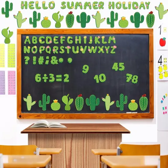 110Pcs Cactus Classroom Decor Cactus Letter {4}