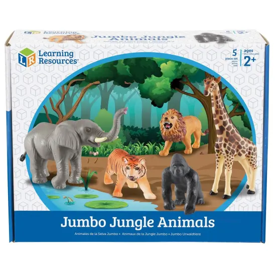 Jumbo Jungle Animals, Set of 5 {1}