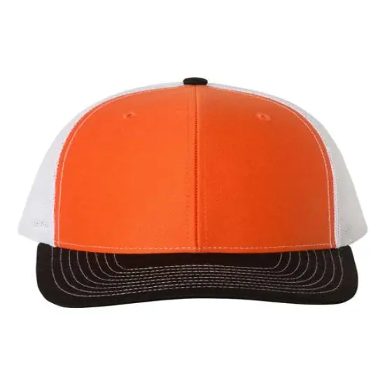Richardson&reg; Snapback Trucker Cap O White/ Black {1}