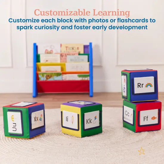 Picture Me Blocks, Activity Cubes, 4-Piece Assorted {4}