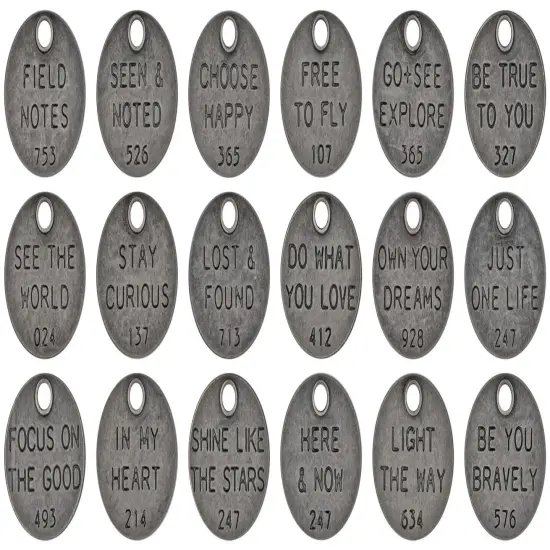 Idea-Ology Metal Adornments 18/Pkg-Thought Tokens {3}
