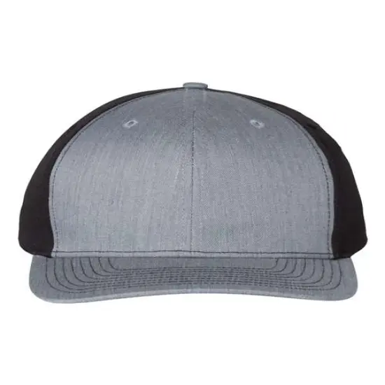 Richardson&reg; Twill Back Trucker Cap Heather Grey/ Black {1}