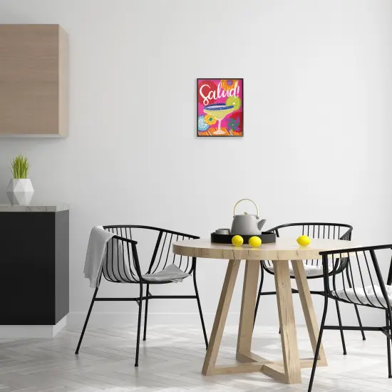 Stupell Industries Salud Margarita Drink Framed Giclee Wall Art Design by Deborah Curiel {2}