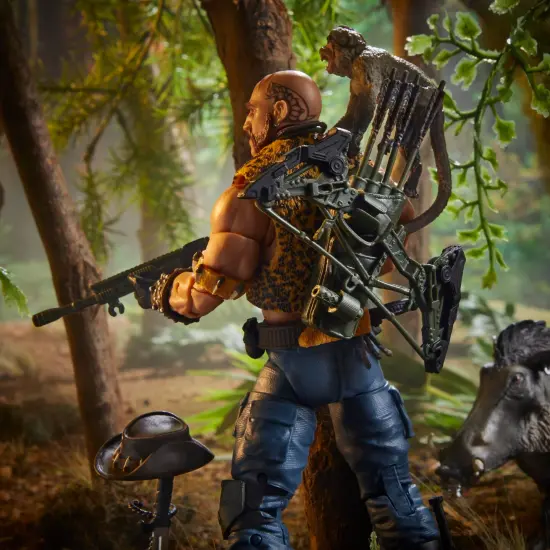 G.I. Joe Classified Series #125, Dreadnok Gnawgahyde and Pets Porkbelly & Yobbo, Collectible 6-Inch Action Figure with 16 Accessories {7}