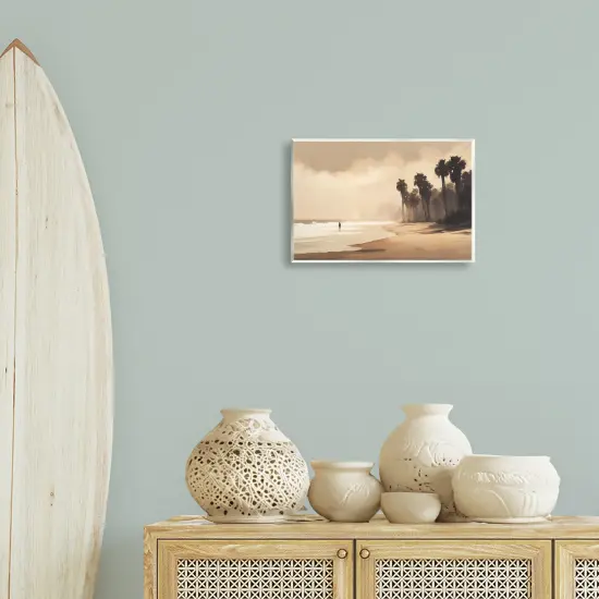 Stupell Industries Moody Beach View Wall Plaque Art Design by Noah Bay {2}