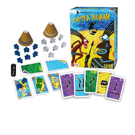Costa Ruana - R&R Games, Clever Hand Management Card Game, Ages 14+, 2-6 Players, 45 Min {4}