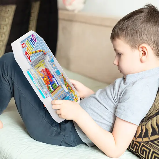 Quercetti: Pallino - Create-Your-Own Mosaic w/ Colored Balls, STEM Game Activity Toy, Design Cards, Learn Colors & Patterns, Preschool Play, Kids 4+ {6}