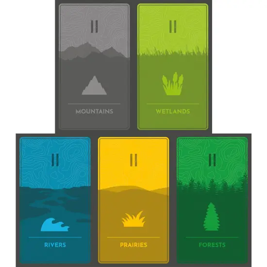 AEG: Cascadia: Rolling Hills - Puzzly Flip-Roll-Write Board Game, Build Ecosystems, Explore PNW Nature & Wildlife, Ages 10+, 1-4 Players, 30 Mins {4}