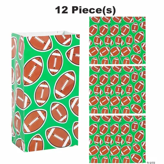 Football Treat Bags - 12 Pc. {1}
