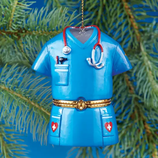 Collections Etc Hand-Painted Occupational Trinket Christmas Ornament {1}