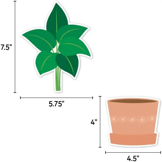 CTP Potted Plants 6" Cut-Outs Learning D&eacute;cor Accents for Classroom {3}