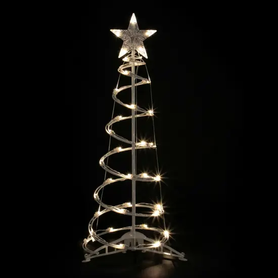 Northlight LED Lighted Spiral Outdoor Christmas Tree - 3' - Warm White Lights {1}