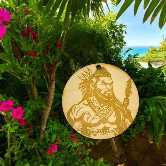 Ornament - Hawaiin Native Raw Wood {2}