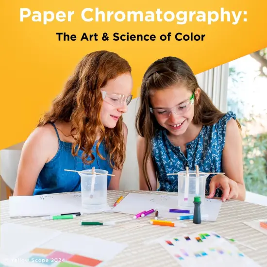 Yellow Scope Paper Chromatopgraphy Science Kit for Kids, STEM Kits for Girls and Boys, Educational & Fun Holiday Gift for Ages 8-14 {5}