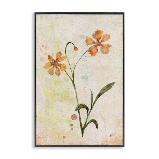 Stupell Industries Ceropsis Flower Sprig Framed Giclee Wall Art Design by Lydia Orange {1}