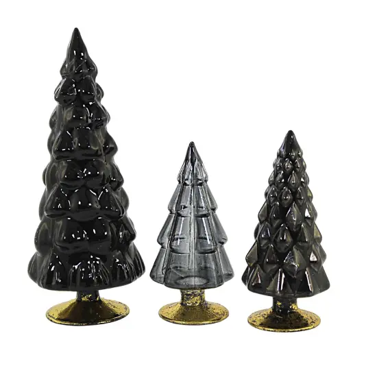 Cody Foster 7.0 Inch Small Hue Tree Black Set / 3 Halloween Decorative Tree Set , Halloween Decor Decorate Decor Mantle Halloween {2}