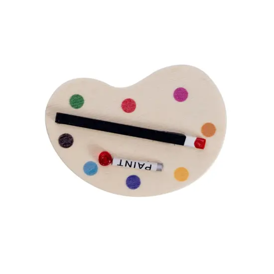 Doll House Accessory Painting Tool Set Miniature Dollhouse Toy Balcony Patio Furnitures Decoration Accessories 1 12 Scale {3}