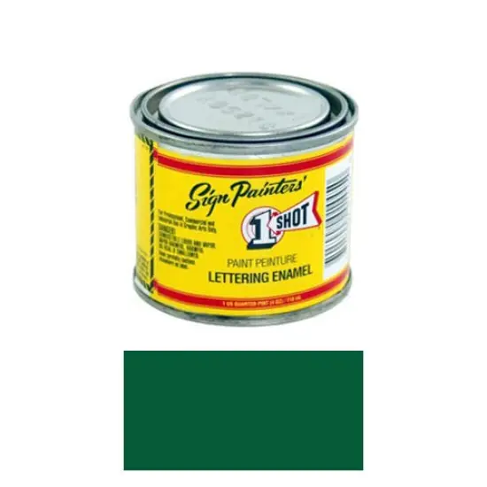 Medium Green Pinstriping Lettering Enamel Paint, 1/4 Pint {1}