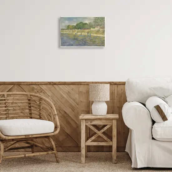 Stupell Industries Classic Van Gogh River Landscape Wall Plaque Art Design by one1000paintings {2}