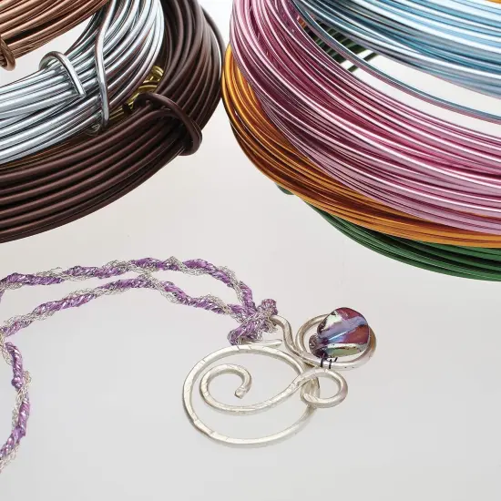 The Beadsmith 12-Gauge Anodized Aluminum Wire for Jewelry Making, Metal Wire for Wrapping Copper {6}