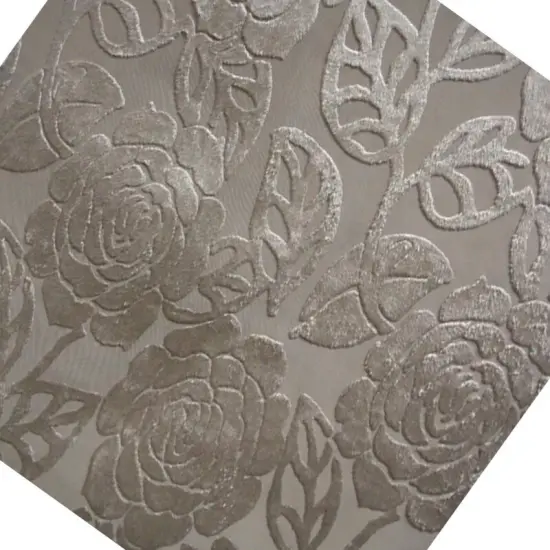 Contour Textured Polyester Fabric Oyster {4}