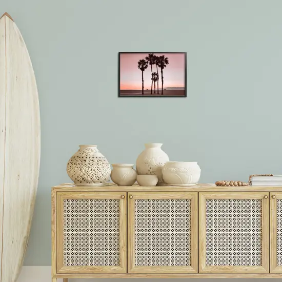 Stupell Industries Cluster of Palm Trees Framed Giclee Wall Art Design by Natalie Carpentieri {2}