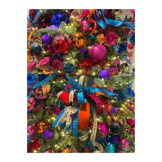 4-5" Acrylic Jewel Assortment Ornament: Blue (Set 4) {3}