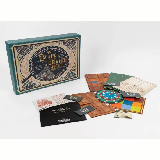 Professor Puzzle: Escape From The Grand Hotel - An Escape Room Game, Interactive Mystery Experience, Uncover Secrets, Ages 12+, 2+ Players, 90 Min {6}