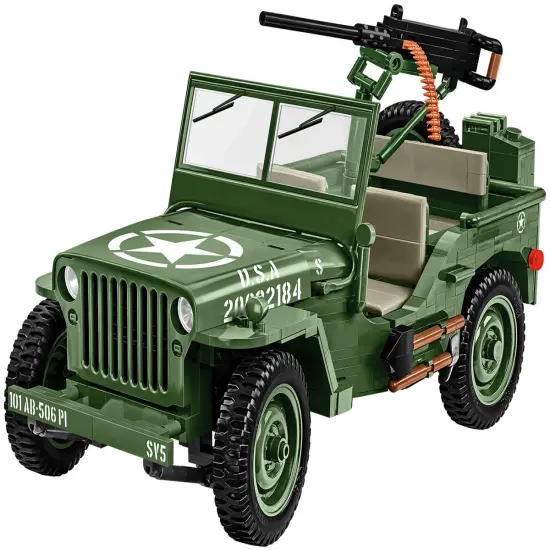 COBI Historical Collection WWII JEEP Willys MB 1:12 Scale Vehicle {2}