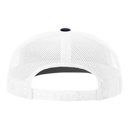 Richardson&reg; Sustainable Trucker Cap Navy/ White {2}