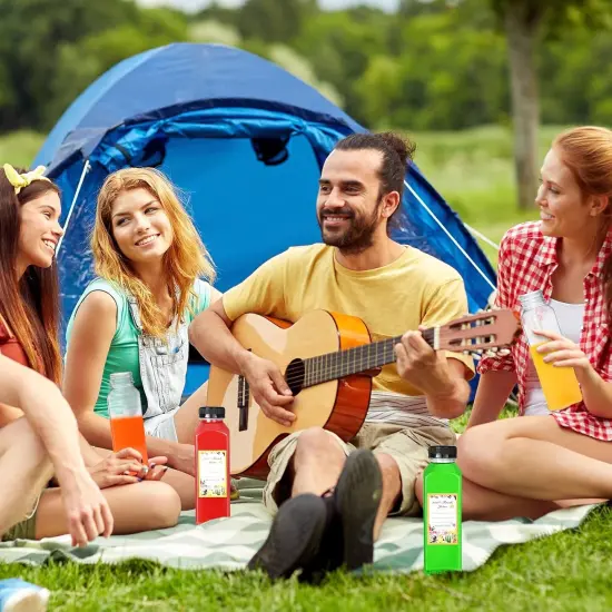 24Pcs12oz Empty Juice Bottles with Caps {3}