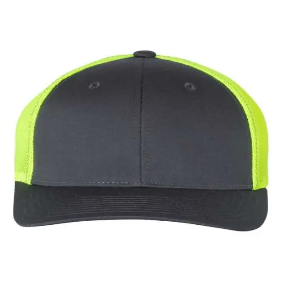 Richardson&reg; R-Flex Trucker Cap Charcoal/ Yellow {1}