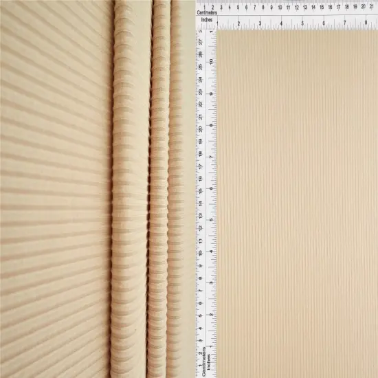 Soft & Stretchy Rib Knit Fabric 58/60" Width, Perfect for Casual & Activewear TEAL GREEN {4}