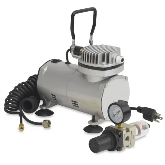 SilentAire Scorpion I Airbrush Compressor - Single Piston {2}